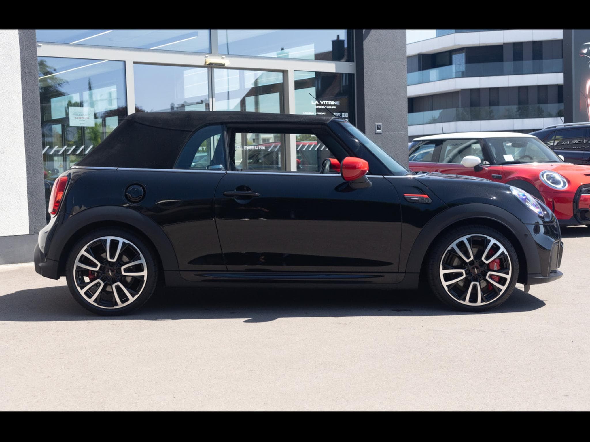 Mini Cooper John Cooper Works Cabriolet AUTO (231 CH) - MIDNIGHT BLACK M (2022) - Photo 8