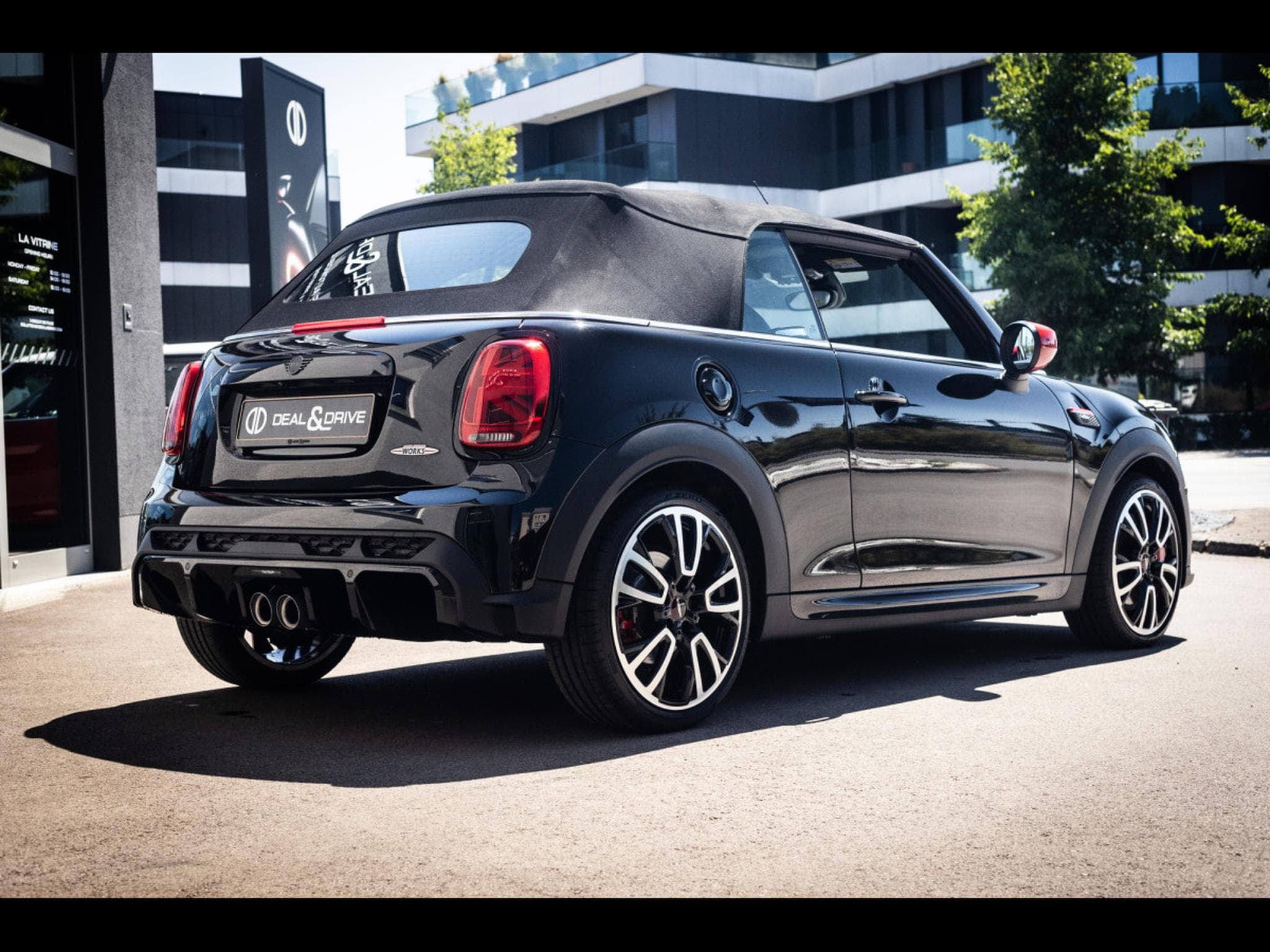 Mini Cooper John Cooper Works Cabriolet AUTO (231 CH) - MIDNIGHT BLACK M (2022) - Photo 9