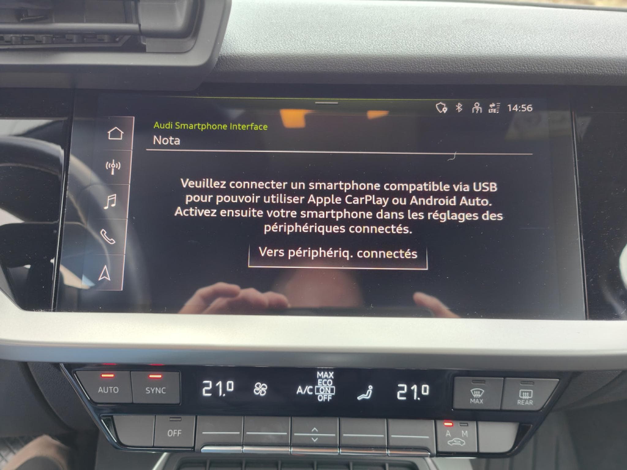 Audi A3 A3 SPORTBACK 35 TDI S TRONIC GPS CARPLAY CAMERA APS AV/AR (2020) - Photo 14