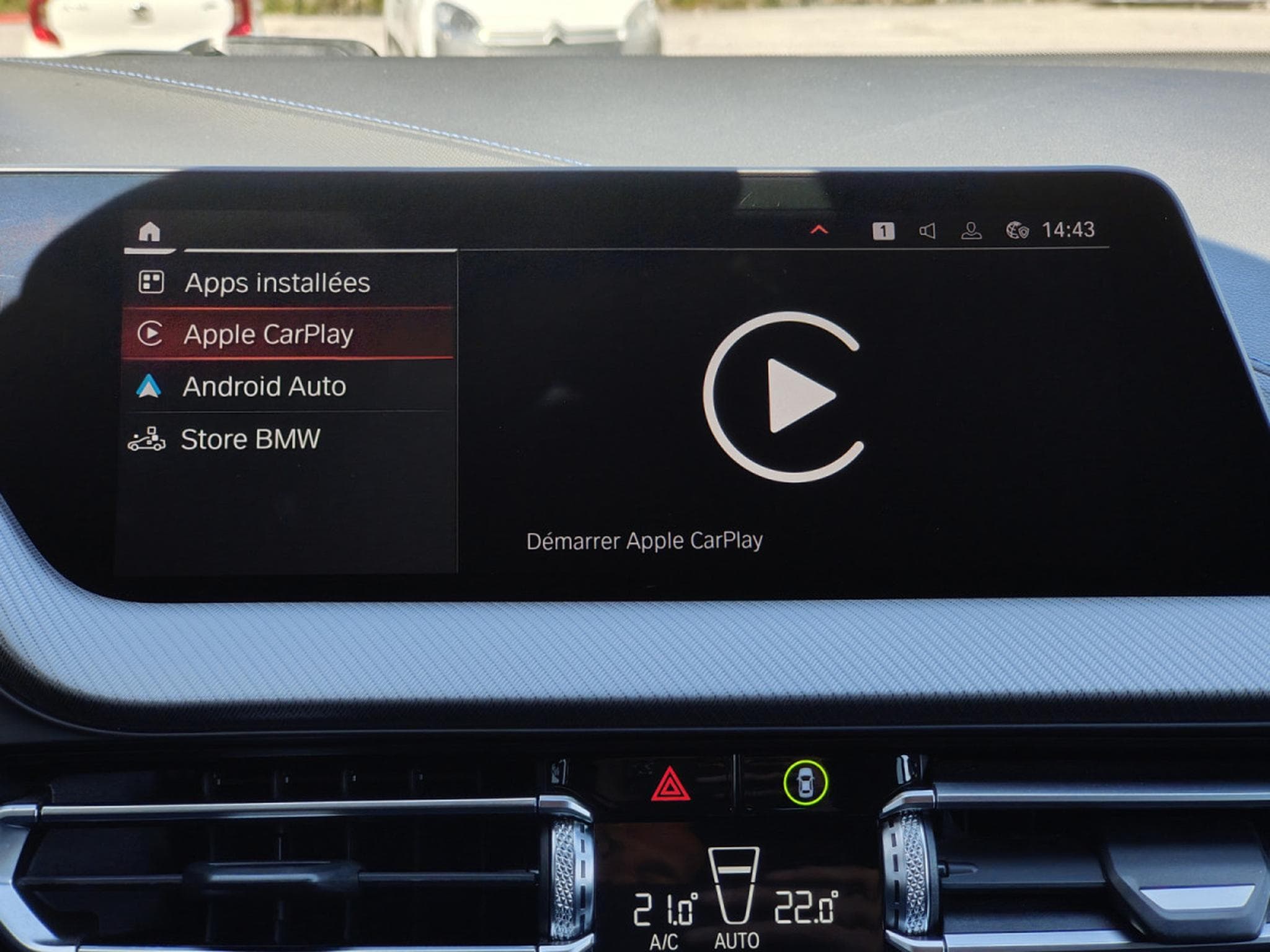 BMW 118 118i PACK M SIEGES M CARPLAY GPS PHARES LED (2021) - Photo 16