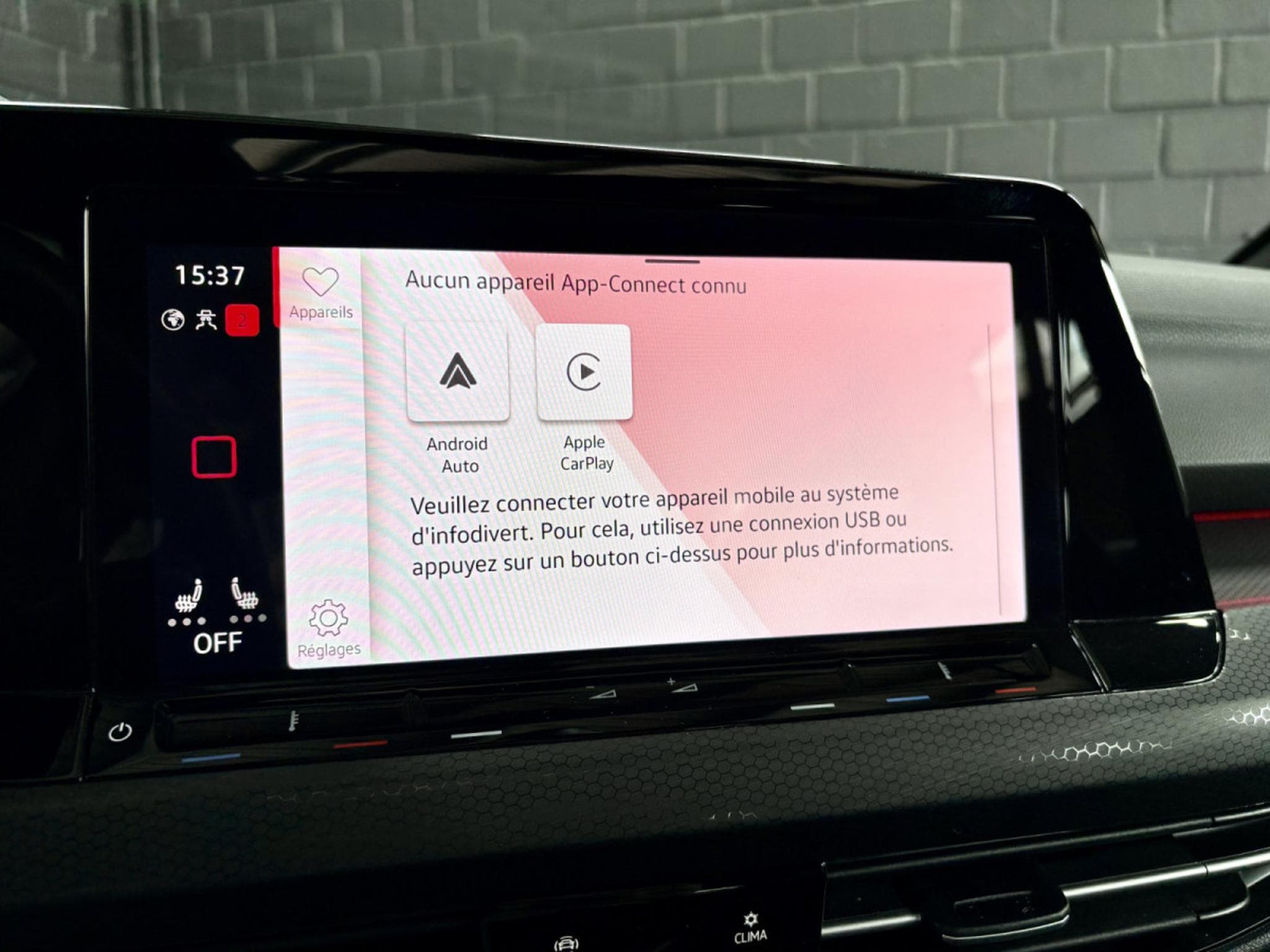VW Golf GTD 2.0 TDI DSG7 200 CV *CAM* ACC* CARPLAY * (2024) - Photo 12