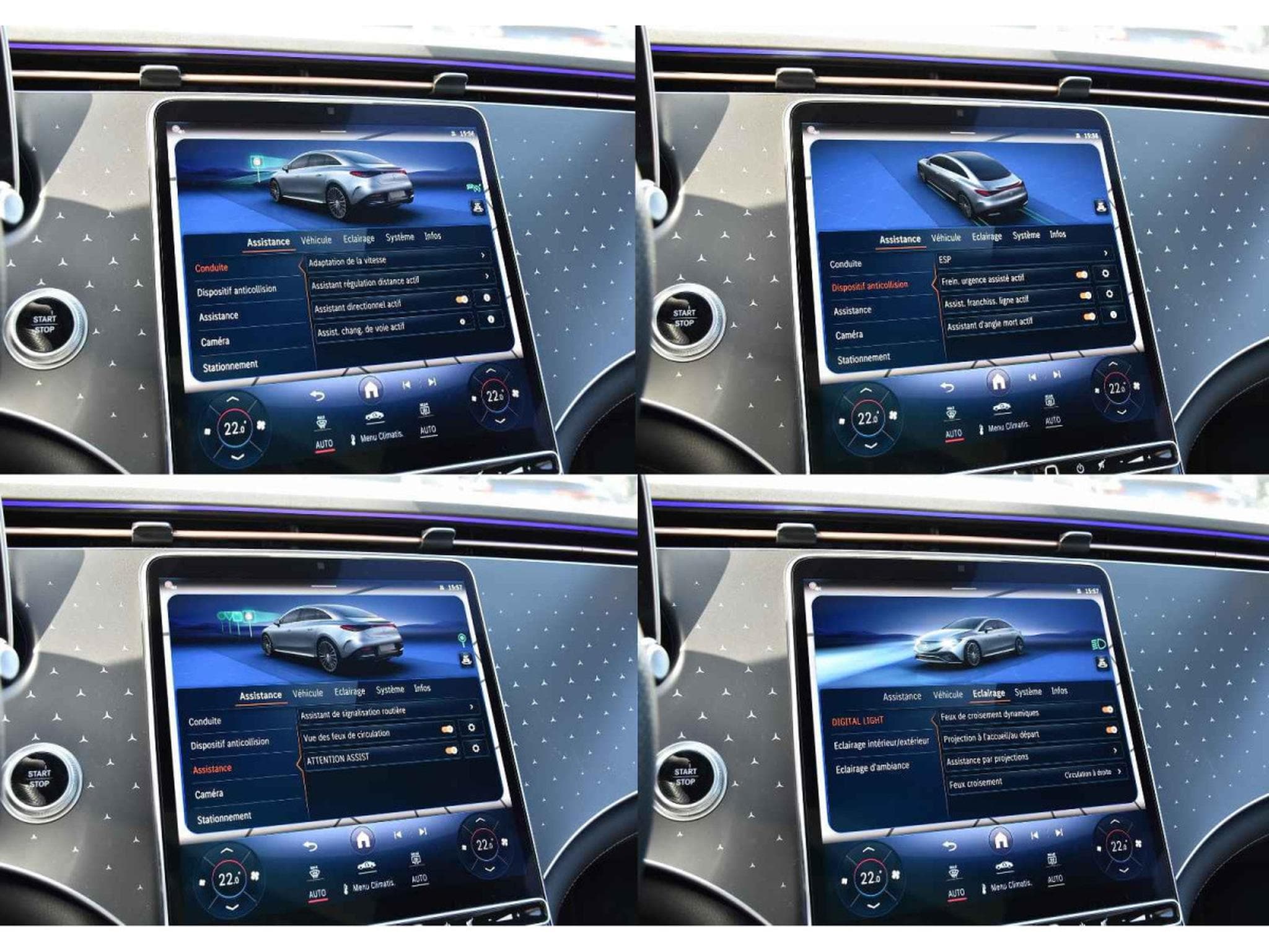 Mercedes EQE 300 AMG Line AIRMATIC DISTR CUIR MEMO PANO BURMESTER CAM360 (2025) - Photo 12