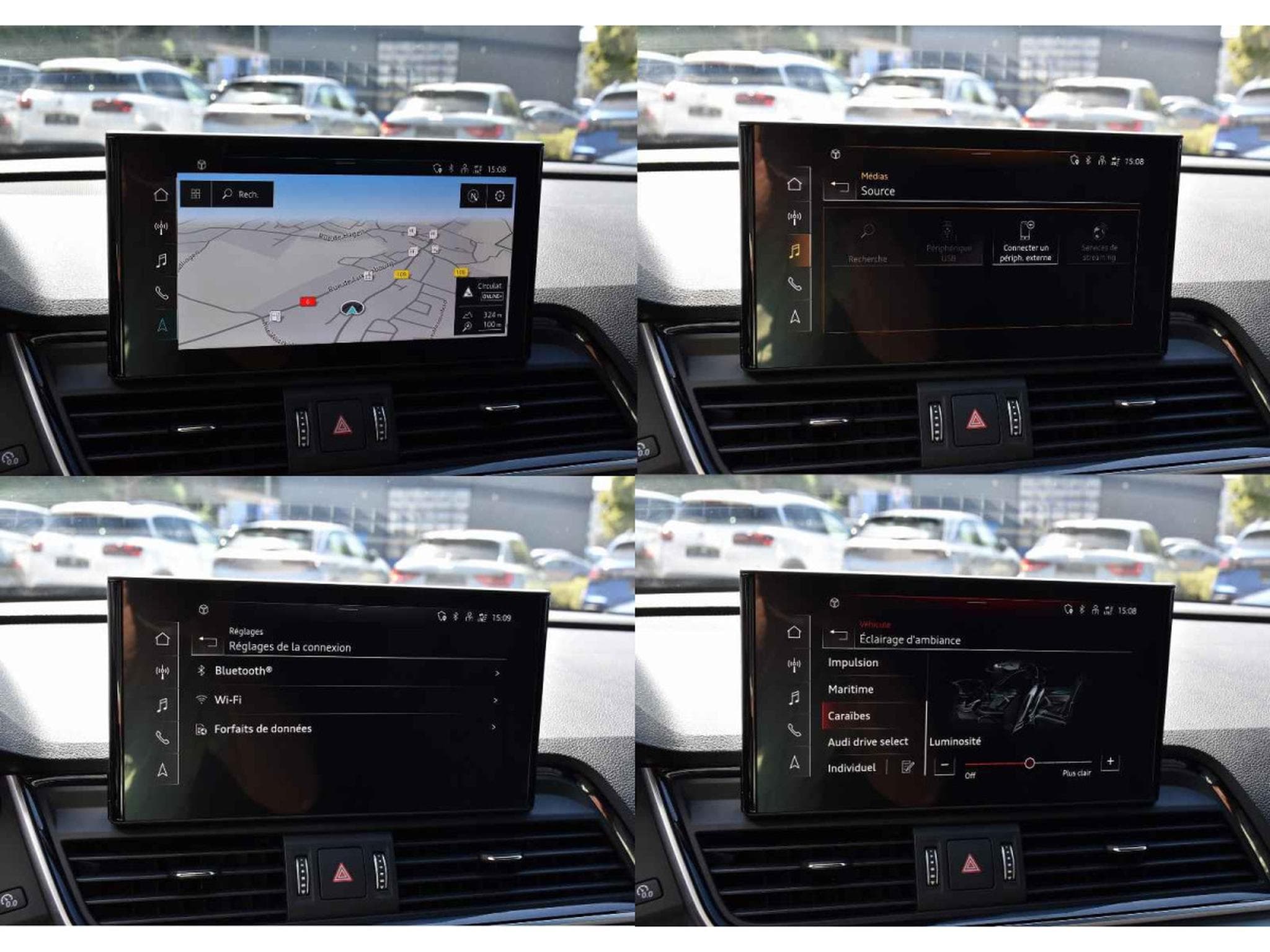 Audi Q5 50 TDI Quattro S-Line Tiptronic CUIR ACC ATT RMQ MATRIX 1° M (2023) - Photo 11