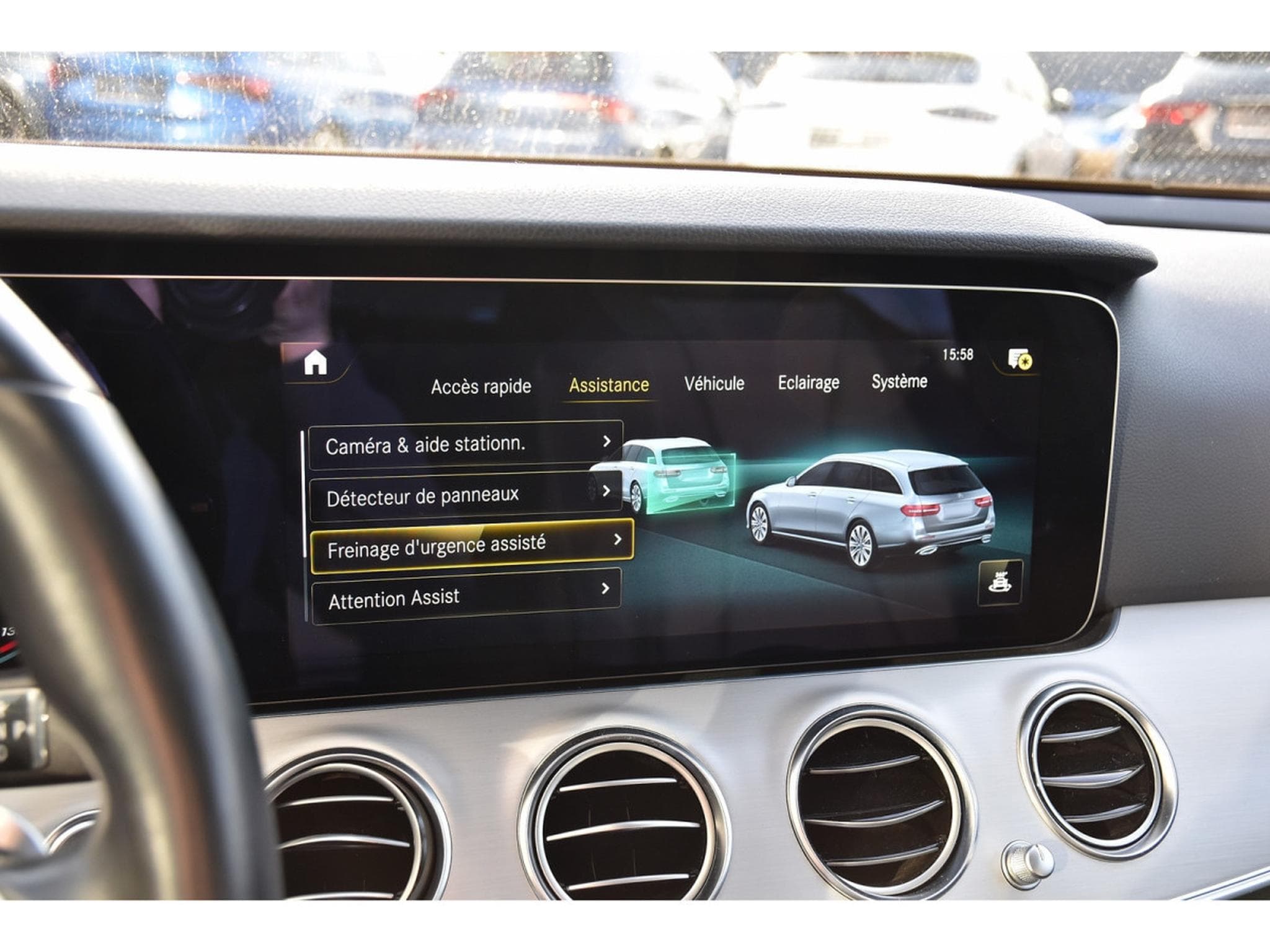 Mercedes E 200 CDI Break 9G-Tronic ANGLE MORT ATT REMORQUE CAM (2022) - Photo 10