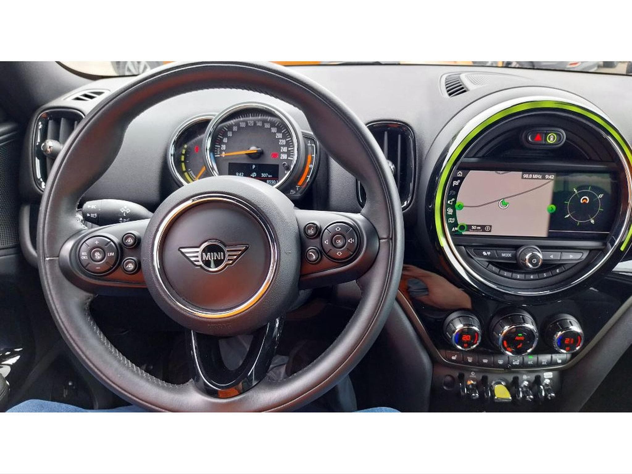 Mini Countryman Cooper SE 1.5A All4 CUIR SG SPORT LED GPS RADARS 1° MAIN (2019) - Photo 7