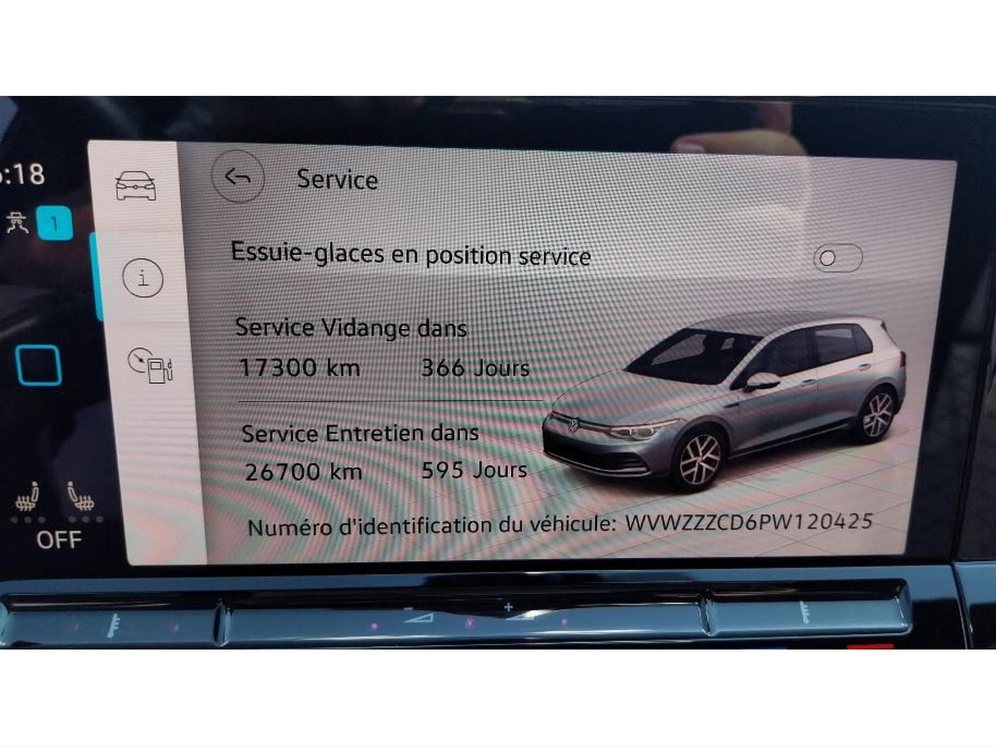 VW Golf 2.0 TD 150 DSG R-LINE IQ-LIGHT Chauffage Additionnel (2022) - Photo 18