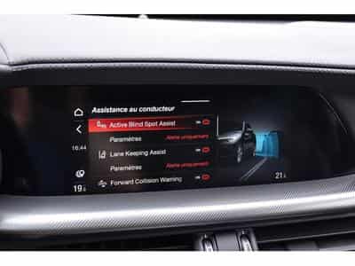 Alfa-Romeo Stelvio 2.0T Q4 Sprint TO CUIR MEMO ACC SIDE LANE GPS CAM 1° MAIN (2020) - Photo 13