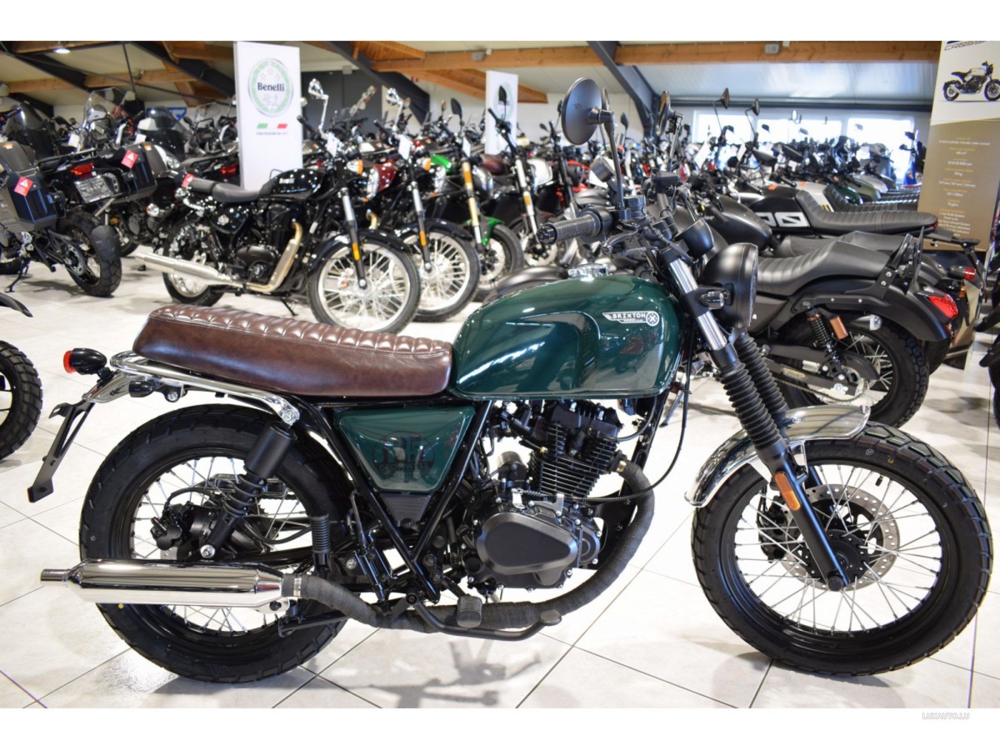 Brixton Cromwell 125 Gris d'occasion, moteur Essence et boite Manuelle