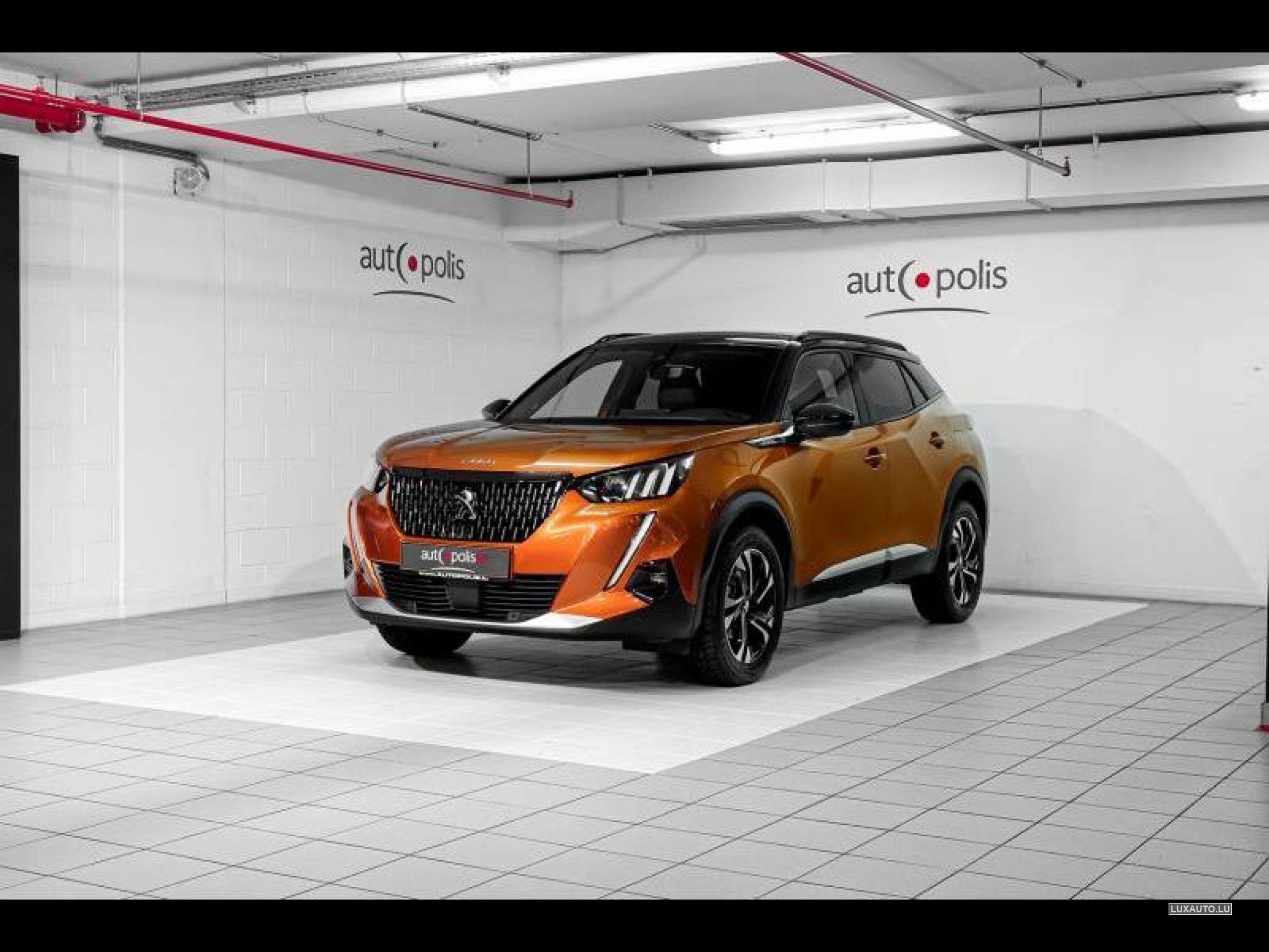 Peugeot 2008 Ii Gt Line 130ch Orange D Occasion Moteur Essence Et Boite Manuelle 8 380 Km 26 990 Luxauto Lu