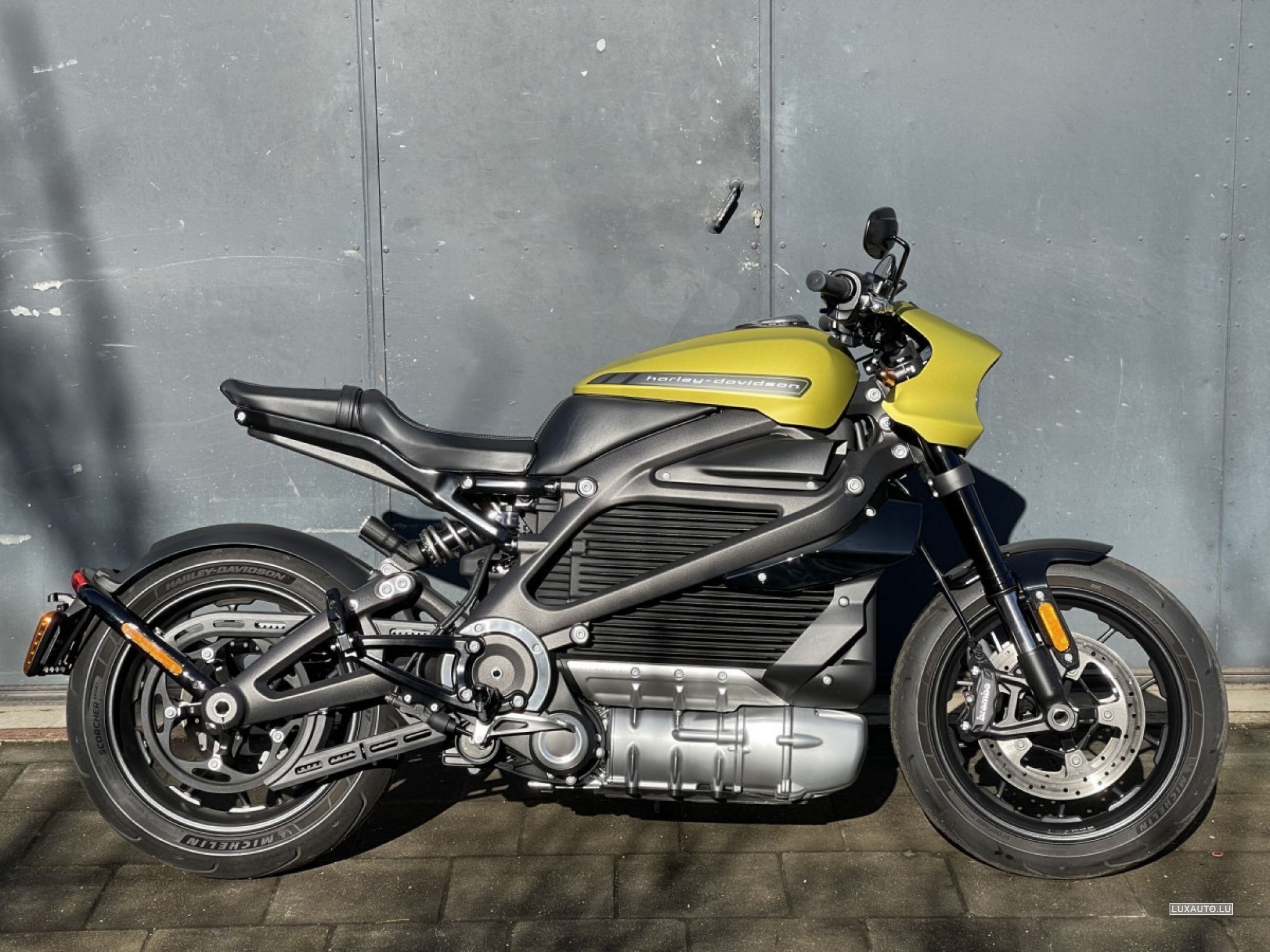 Yellow Harley-Davidson LiveWire used 